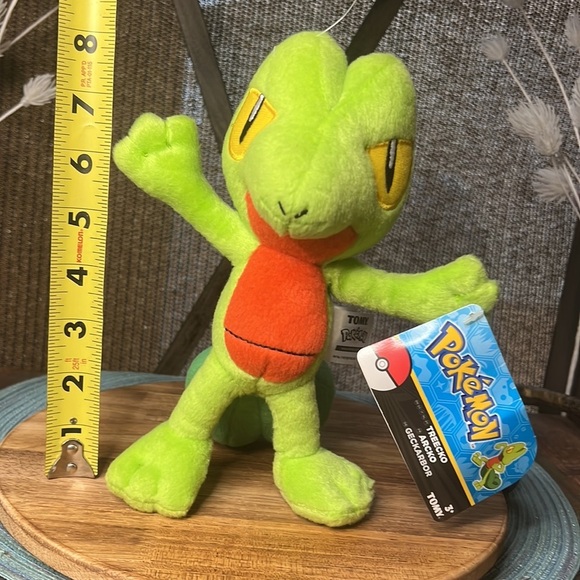 Pokemon TOMY Treecko Pokemon 8 Inch Collector Plush “2015” NWT - Picture 10 of 10